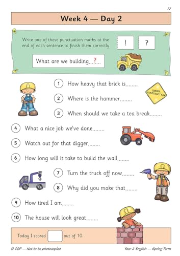 CGP Books - New KS1 English Daily Practice Book: Year 2 - Spring Term image 3