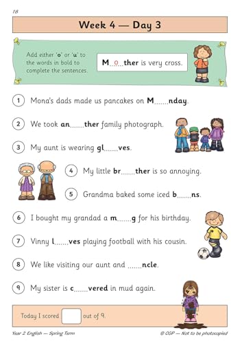 CGP Books - New KS1 English Daily Practice Book: Year 2 - Spring Term image 4
