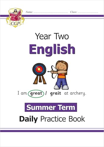 CGP Books - New KS1 English Daily Practice Book: Year 2 - Summer Term image 1
