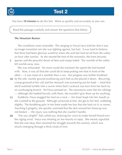 CGP Books - New 11+ GL 10-Minute Tests: English Comprehension - Ages 1 image 2
