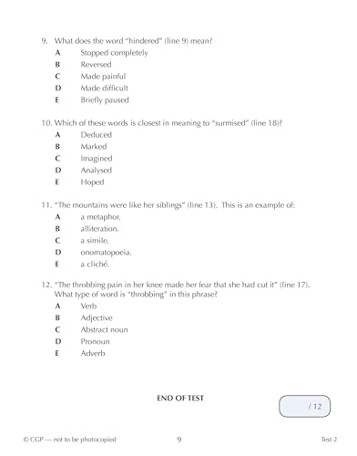 CGP Books - New 11+ GL 10-Minute Tests: English Comprehension - Ages 1 image 5