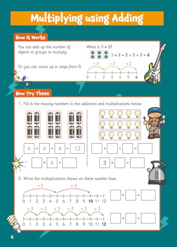 CGP Books - New Multiplication & Division Maths Activity Book for Ages image 4