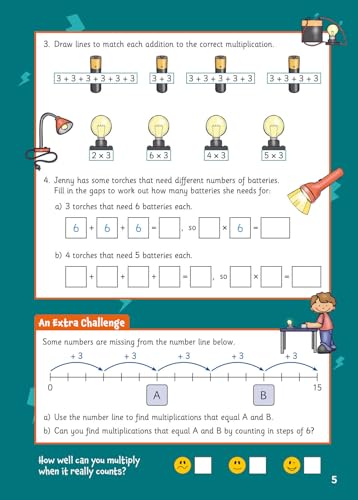 CGP Books - New Multiplication & Division Maths Activity Book for Ages image 5