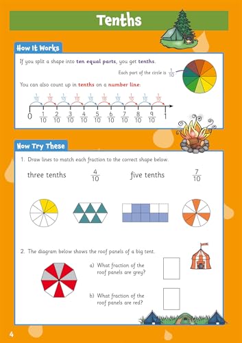 CGP Books - New Fractions Maths Activity Book for Ages 7-8: perfect fo image 3