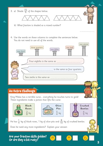 CGP Books - New Fractions & Decimals Maths Activity Book for Ages 8-9: image 3