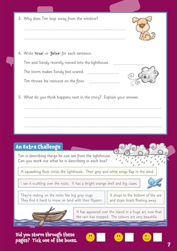 CGP Books - New English Comprehension Activity Book for Ages 7-8: perf image 3