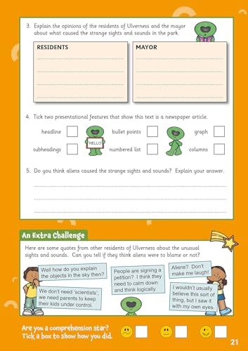 CGP Books - New English Comprehension Activity Book for Ages 7-8: perf image 5