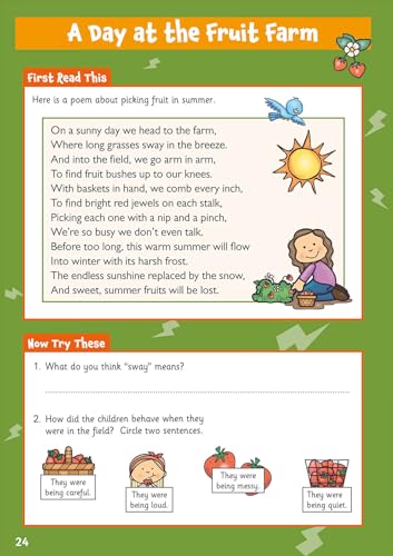 CGP Books - New English Comprehension Activity Book for Ages 6-7: perf image 4
