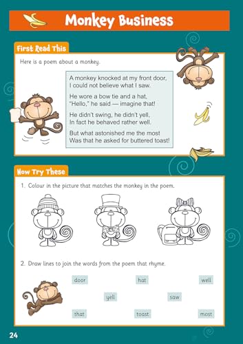 CGP Books - New English Comprehension Activity Book for Ages 5-6: perf image 4