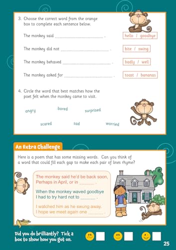 CGP Books - New English Comprehension Activity Book for Ages 5-6: perf image 5