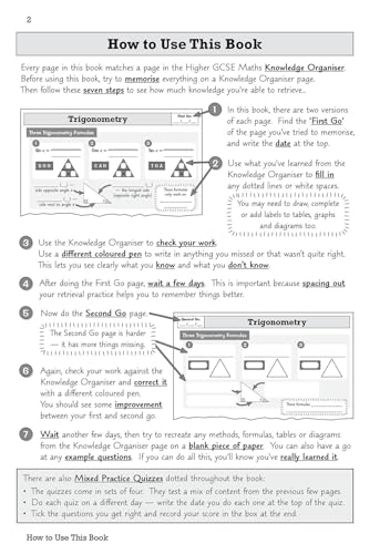 CGP Books - New GCSE Maths AQA Knowledge Retriever - Higher - Paperbac image 2