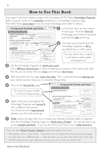 CGP Books - GCSE Maths AQA Knowledge Retriever - Foundation - Paperbac image 2