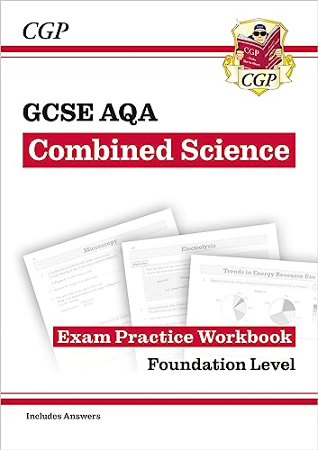 CGP Books - GCSE Combined Science AQA Exam Practice Workbook - Foundat image 1