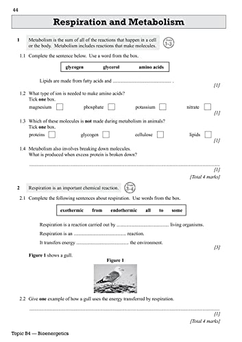 CGP Books - GCSE Combined Science AQA Exam Practice Workbook - Foundat image 5