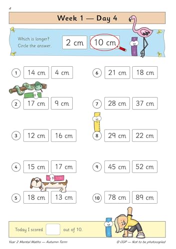 CGP Books - New KS1 Mental Maths Daily Practice Book: Year 2 - Autumn image 5