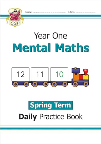 CGP Books - New KS1 Mental Maths Daily Practice Book: Year 1 - Spring image 1