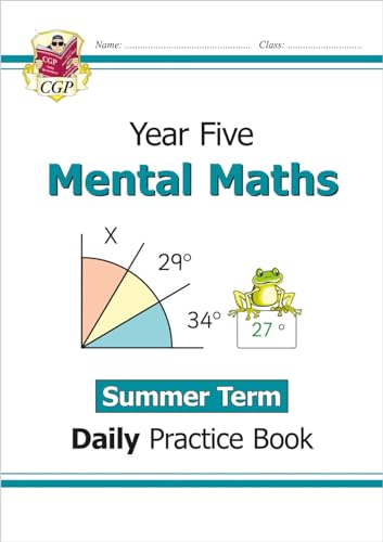 CGP Books - KS2 Mental Maths Year 5 Daily Practice Book: Summer Term - image 1