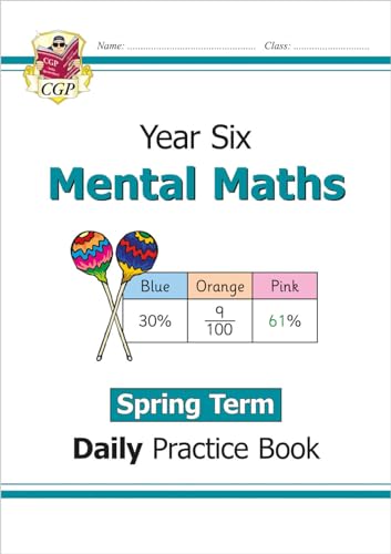 CGP Books - New KS2 Mental Maths Daily Practice Book: Year 6 - Spring image 1