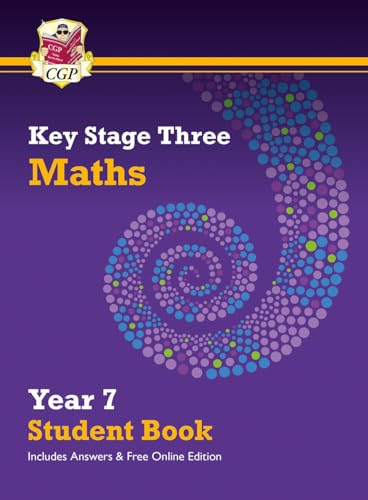 CGP Books - KS3 Maths Year 7 Student Book - with answers & Online Edit image 1