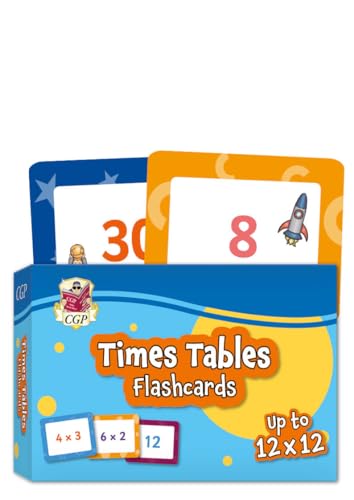 CGP Books - Times Tables Flashcards: perfect for learning the 1 to 12 image 1