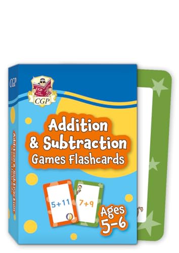 CGP Books - Addition & Subtraction Games Flashcards for Ages 5-6 (Year image 1