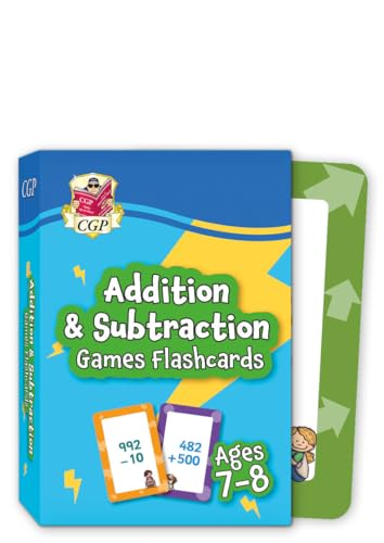 CGP Books - Addition & Subtraction Games Flashcards for Ages 7-8 (Year image 1