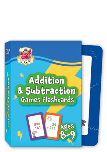 CGP Books - Addition & Subtraction Games Flashcards for Ages 8-9 (Year image 1