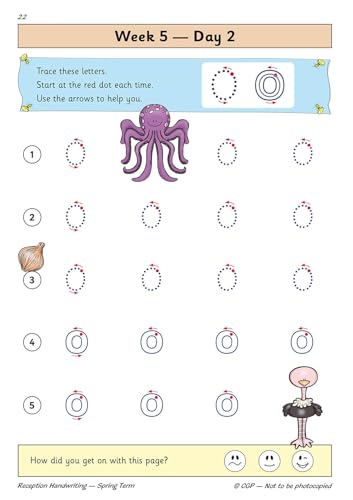 CGP Books - New Handwriting Daily Practice Book: Reception - Spring Te image 3