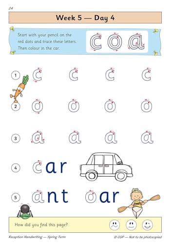 CGP Books - New Handwriting Daily Practice Book: Reception - Spring Te image 5