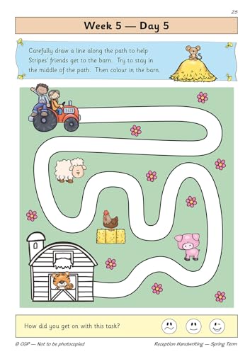CGP Books - New Handwriting Daily Practice Book: Reception - Spring Te image 6