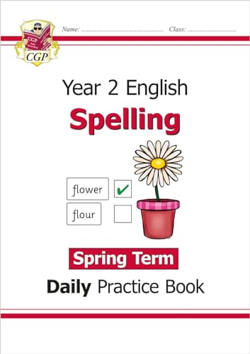 CGP Books - New KS1 Spelling Daily Practice Book: Year 2 - Spring Term image 1