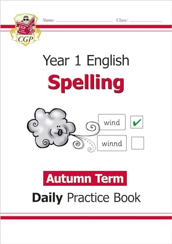 CGP Books - New KS1 Spelling Daily Practice Book: Year 1 - Autumn Term image 1