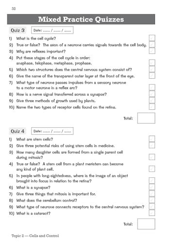 CGP Books - New GCSE Biology Edexcel Knowledge Retriever - Paperback image 8