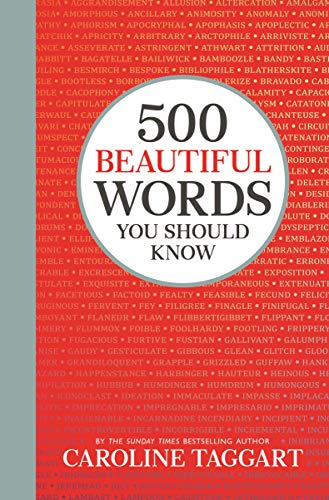 Caroline Taggart - 500 Beautiful Words You Should Know - Hardback image 1