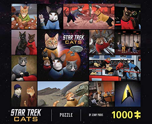 Star Trek Cats 1000-Piece Puzzle - Jigsaw Puzzle image 1