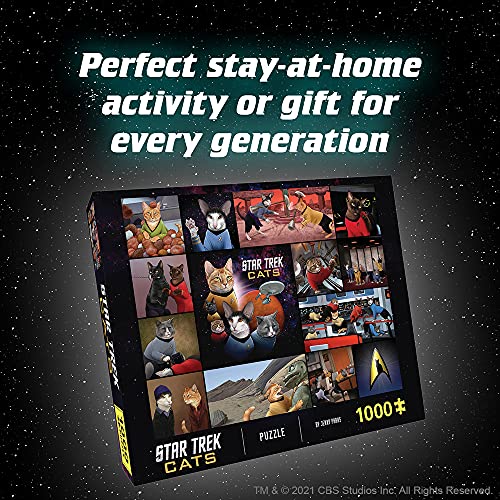 Star Trek Cats 1000-Piece Puzzle - Jigsaw Puzzle image 2
