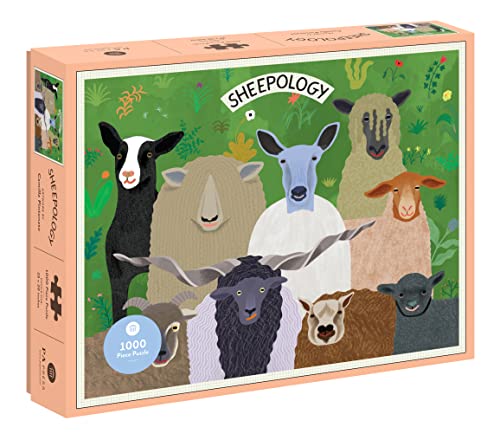 Camilla Pintonato - Sheepology 1000 Piece Puzzle - Jigsaw Puzzle image 1