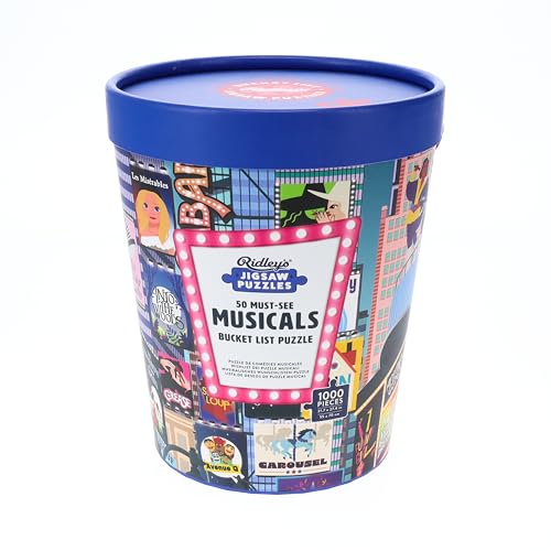 Ridley's Games - 50 Must-See Musicals Bucket List 1000-Piece Puzzl image 2