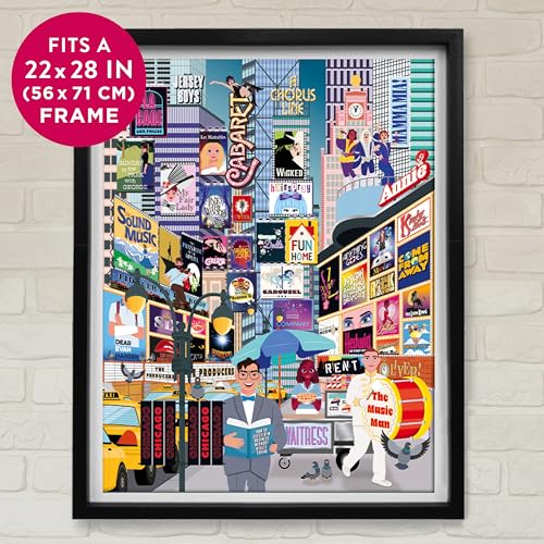Ridley's Games - 50 Must-See Musicals Bucket List 1000-Piece Puzzl image 3