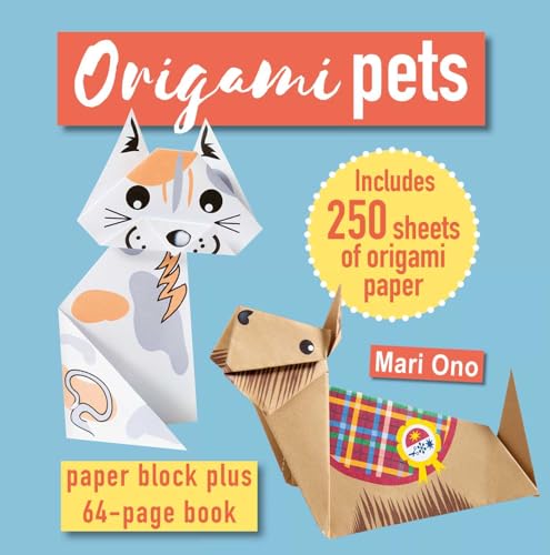 Mari Ono - Origami Pets : Paper Block Plus 64-Page Book - Paperback image 1