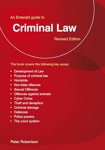 Peter Robinson - An Emerald Guide To Criminal Law : Revised Edition - image 1