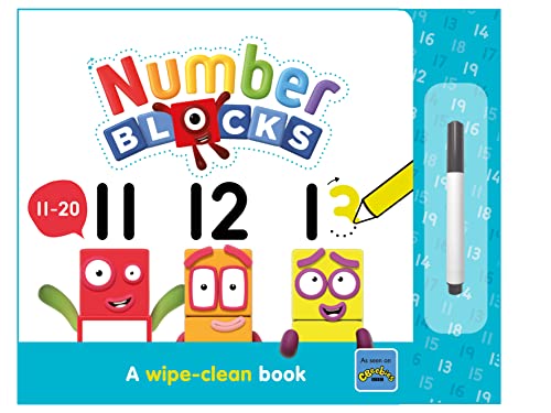 Sweet Cherry Publish - Numberblocks 11-20: A Wipe-Clean Book - Hardbac image 1