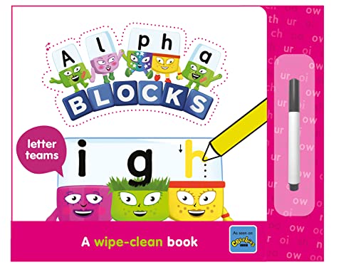 Sweet Cherry Publish - Alphablocks Letter Teams: A Wipe-Clean Book - H image 1