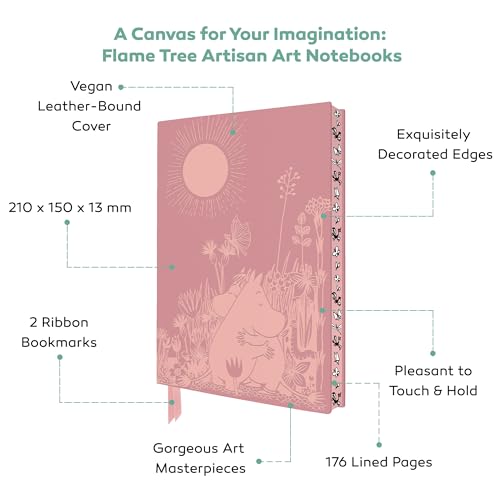 Flame Tree Studio - Moomin Love Artisan Art Notebook (Flame Tree Journ image 3