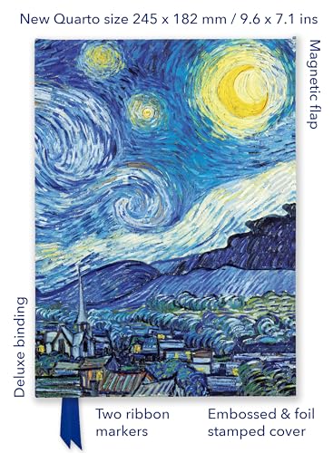 Flame Tree Studio - Vincent van Gogh: The Starry Night (Foiled Quarto image 1