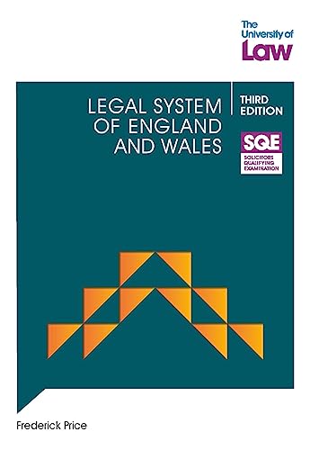 Frederick Price - SQE - Legal System of England and Wales 3e - Paperba image 1