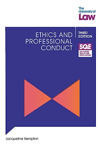 Jacqueline Kempton - SQE - Ethics and Professional Conduct 3e - Paperb image 1