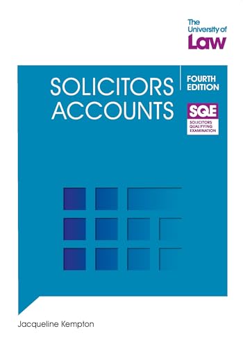 Jacqui Kempton - SQE - Solicitors Accounts 4e - Paperback image 1