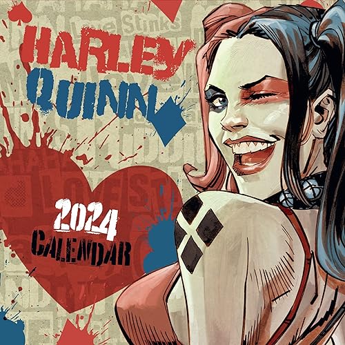 Harley Quinn 2024 Square Wall Calendar - Calendar image 1