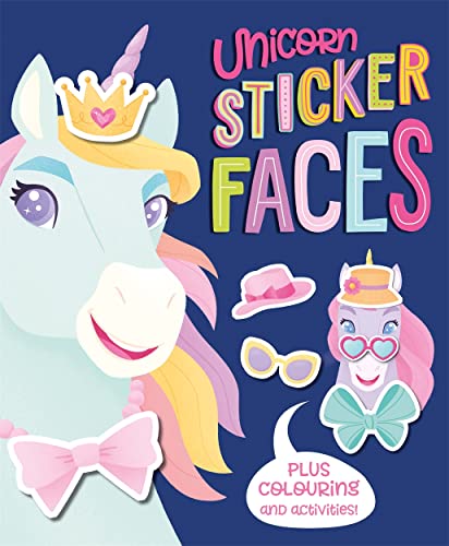 Igloo Books - Unicorn Sticker Faces - Paperback image 1